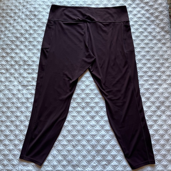 Patagonia Maipo 7/8 Stash Tights Leggings Plum Purple Size XXL - Picture 8 of 12
